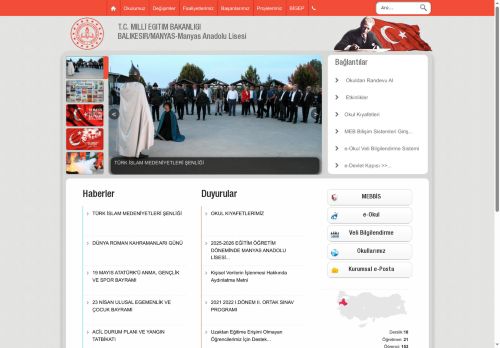 BALIKESİR / MANYAS - Manyas Anadolu Lisesi