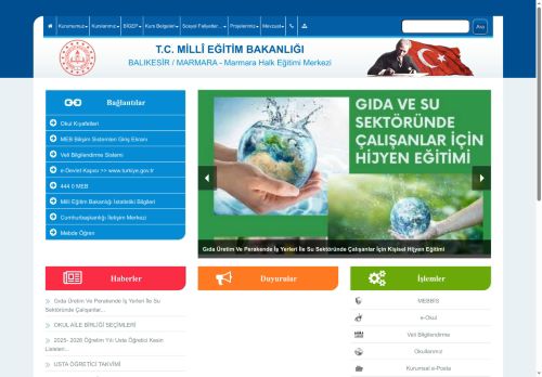 BALIKESİR / MARMARA - Marmara Halk Eğitimi Merkezi