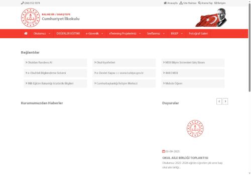 BALIKESİR / SAVAŞTEPE - Cumhuriyet İlkokulu