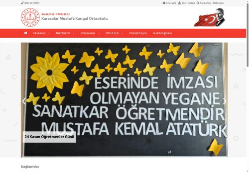 BALIKESİR / SAVAŞTEPE - Karacalar Mustafa Kangal Ortaokulu