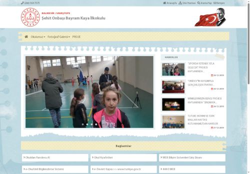 BALIKESİR / SAVAŞTEPE - Şehit Onbaşı Bayram Kaya İlkokulu