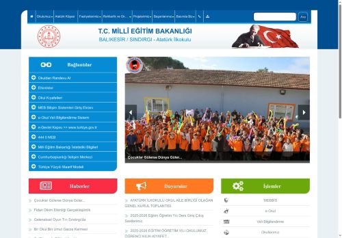 BALIKESİR / SINDIRGI - Atatürk İlkokulu