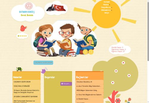 BATMAN / GERCÜŞ - Doruk İlkokulu