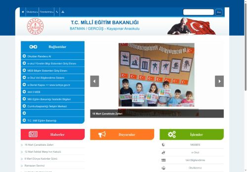 BATMAN / GERCÜŞ - Kayapınar Anaokulu