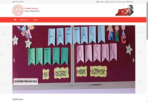 BATMAN / GERCÜŞ - Hisar İlkokulu
