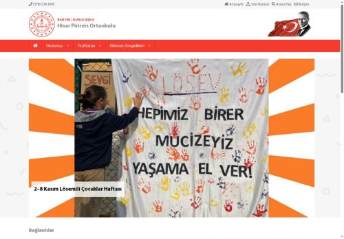 BARTIN / KURUCAŞİLE - Hisar Pirireis Ortaokulu