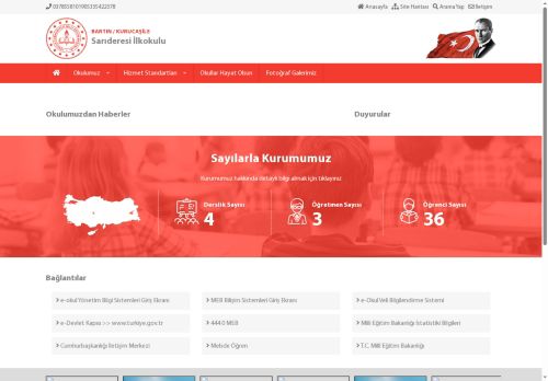 BARTIN / KURUCAŞİLE - Sarıderesi İlkokulu