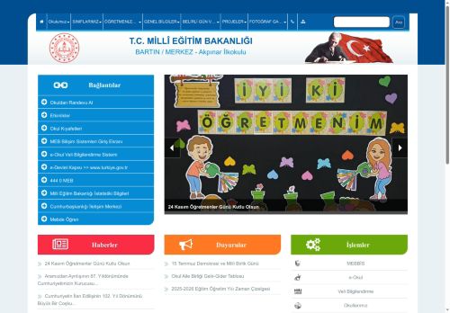 BARTIN / MERKEZ - Akpınar İlkokulu