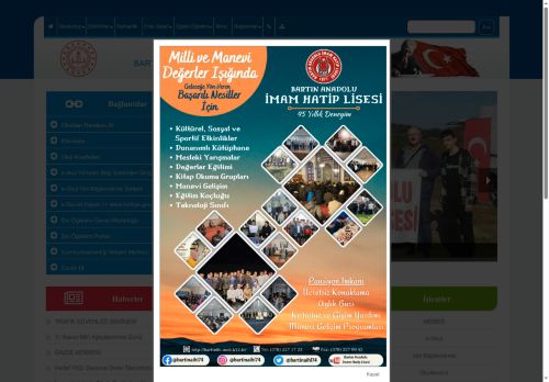 BARTIN / MERKEZ - Bartın Anadolu İmam Hatip Lisesi