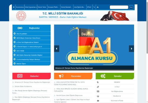 BARTIN / MERKEZ - Bartın Halk Eğitimi Merkezi