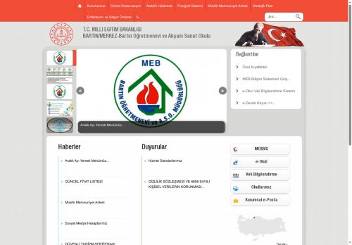 BARTIN / MERKEZ - Bartın Öğretmenevi ve Akşam Sanat Okulu