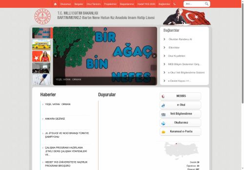 BARTIN / MERKEZ - Bartın Nene Hatun Kız Anadolu İmam Hatip Lisesi