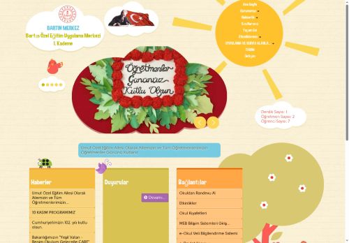 BARTIN / MERKEZ - Bartın Özel Eğitim Uygulama Merkezi I. Kademe