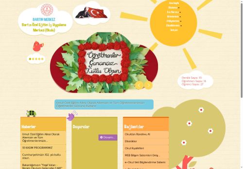 BARTIN / MERKEZ - Bartın Özel Eğitim İş Uygulama Merkezi (Okulu)