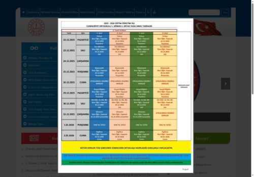 BARTIN / MERKEZ - Cumhuriyet Ortaokulu