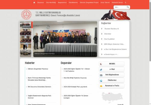 BARTIN / MERKEZ - Davut Fırıncıoğlu Anadolu Lisesi