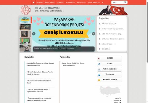 BARTIN / MERKEZ - Geriş İlkokulu