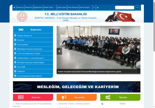 BARTIN / MERKEZ - Fuat Sezgin Mesleki ve Teknik Anadolu Lisesi