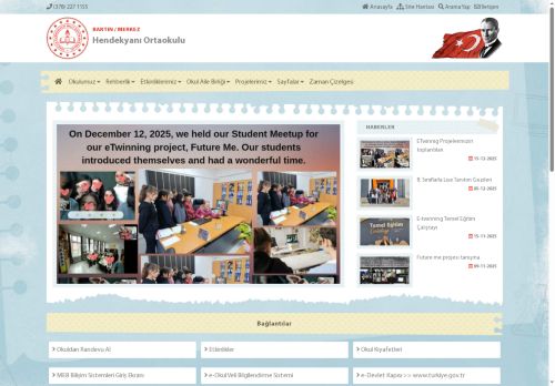 BARTIN / MERKEZ - Hendekyanı Ortaokulu
