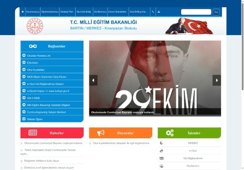 BARTIN / MERKEZ - Kıranpazarı İlkokulu