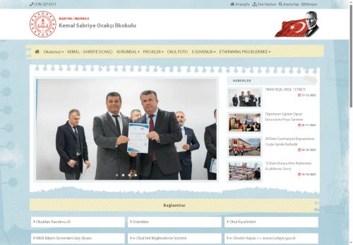 BARTIN / MERKEZ - Kemal Sabriye Ocakçı İlkokulu