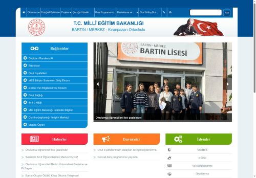 BARTIN / MERKEZ - Kıranpazarı Ortaokulu