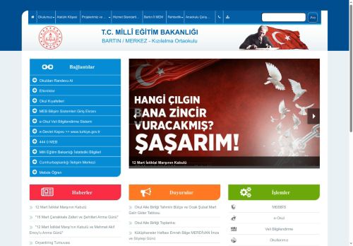 BARTIN / MERKEZ - Kızılelma Ortaokulu