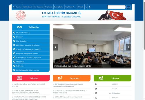 BARTIN / MERKEZ - Kozcağız Ortaokulu