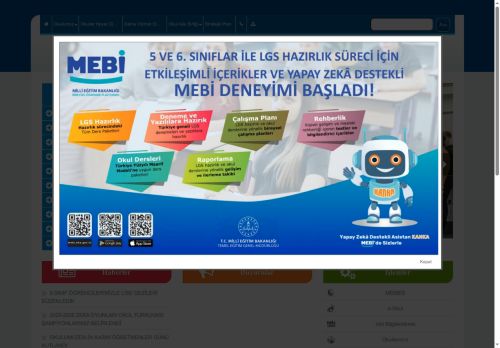 BARTIN / MERKEZ - Sipahiler Şehit Gürdal Çakır Ortaokulu