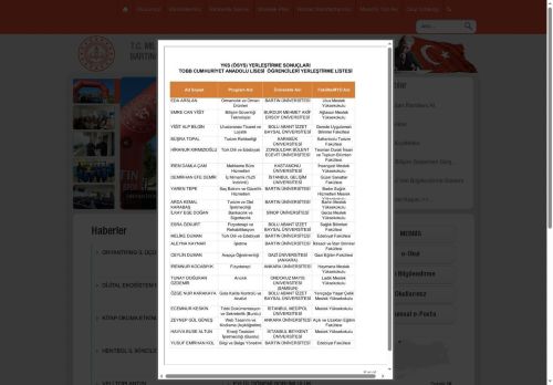 BARTIN / MERKEZ - TOBB Cumhuriyet Anadolu Lisesi