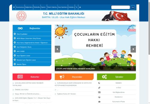 BARTIN / ULUS - Ulus Halk Eğitimi Merkezi