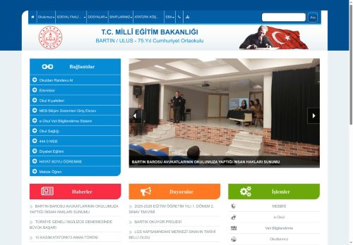 BARTIN / ULUS - 75.Yıl Cumhuriyet Ortaokulu