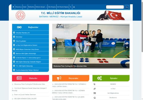 BATMAN / MERKEZ - Hürriyet Anadolu Lisesi