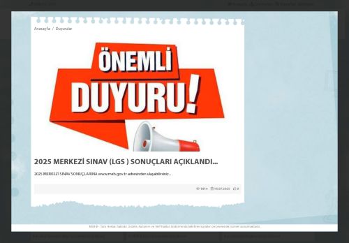 BATMAN / BEŞİRİ - Atatürk Ortaokulu