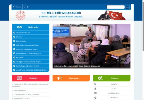BATMAN / BEŞİRİ - Bahçeli Kapaklı Ortaokulu
