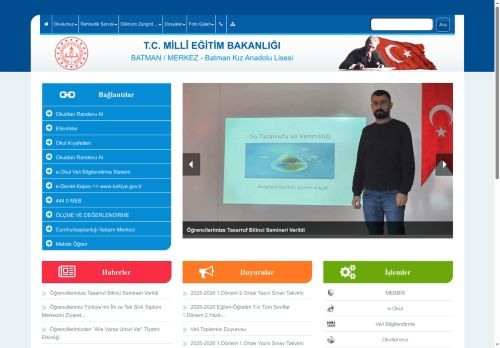 BATMAN / MERKEZ - Batman Kız Anadolu Lisesi