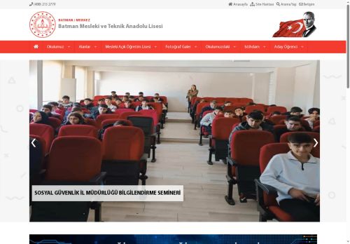 BATMAN / MERKEZ - Batman Mesleki ve Teknik Anadolu Lisesi