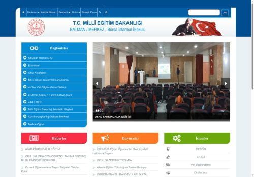 BATMAN / MERKEZ - Borsa İstanbul İlkokulu