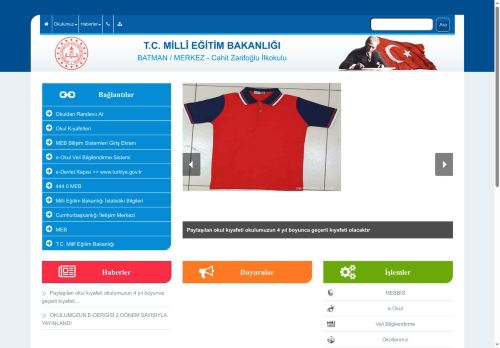 BATMAN / MERKEZ - Cahit Zarifoğlu İlkokulu