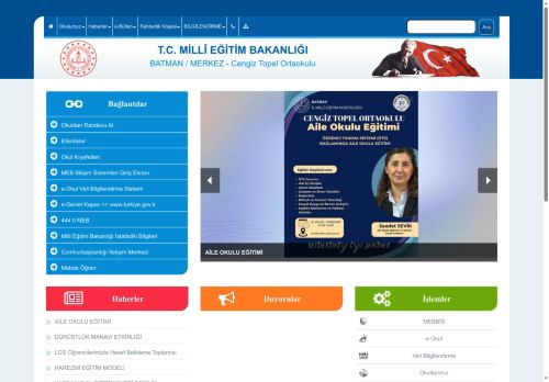 BATMAN / MERKEZ - Cengiz Topel Ortaokulu