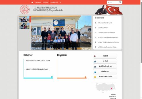 BATMAN / GERCÜŞ - Rüzgarlı İlkokulu