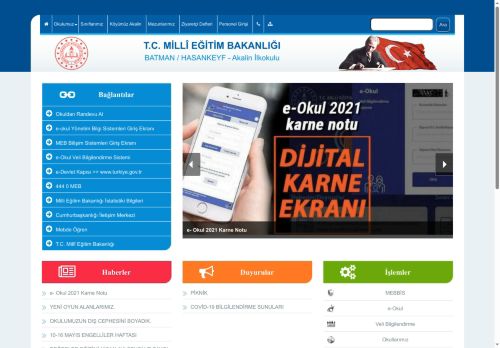 BATMAN / HASANKEYF - Akalin İlkokulu