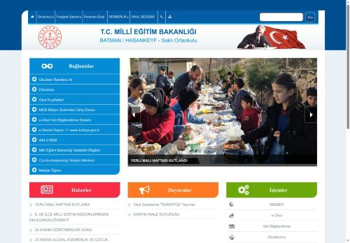 BATMAN / HASANKEYF - Saklı Ortaokulu