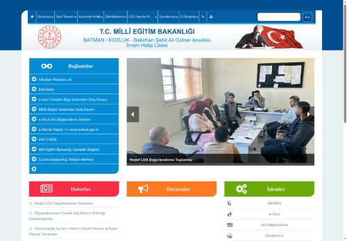 BATMAN / KOZLUK - Bekirhan Şehit Ali Gülnar Anadolu İmam Hatip Lisesi