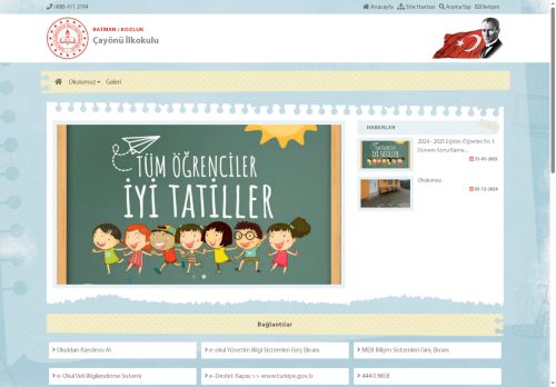 BATMAN / KOZLUK - Çayönü İlkokulu