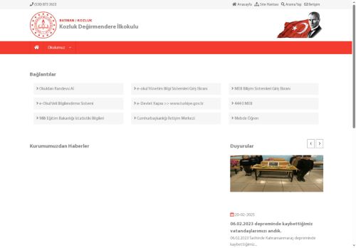 BATMAN / KOZLUK - Kozluk Değirmendere İlkokulu