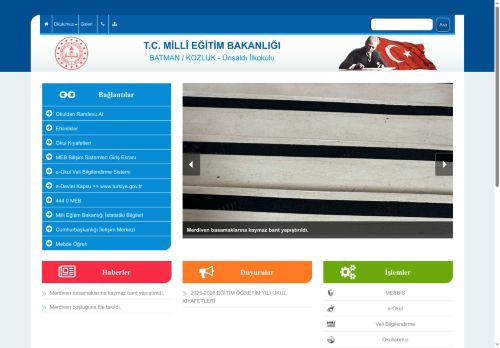 BATMAN / KOZLUK - Ünsaldı İlkokulu