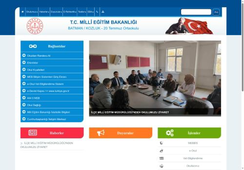 BATMAN / KOZLUK - 20 Temmuz Ortaokulu
