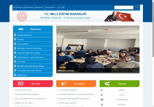 BATMAN / KOZLUK - 15 Temmuz Anadolu Lisesi