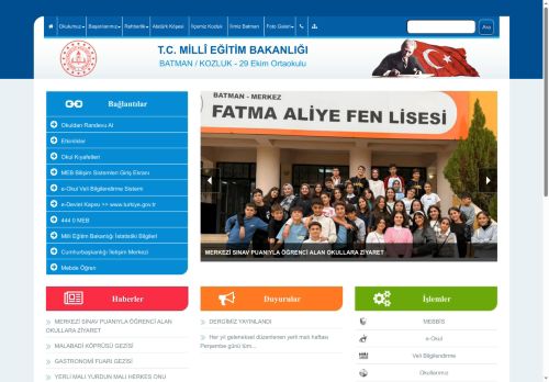 BATMAN / KOZLUK - 29 Ekim Ortaokulu